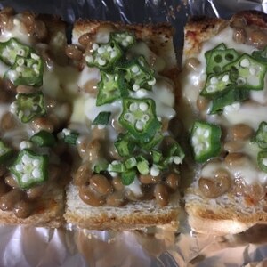 納豆&チーズ☆トースト